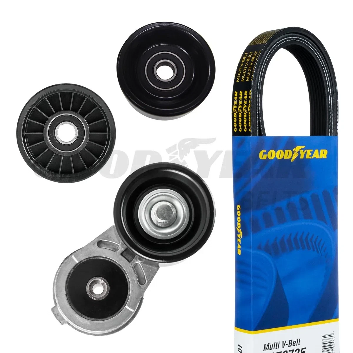 1994 Ford F-250 Serpentine Belt Drive Component Kit Goodyear 3026
